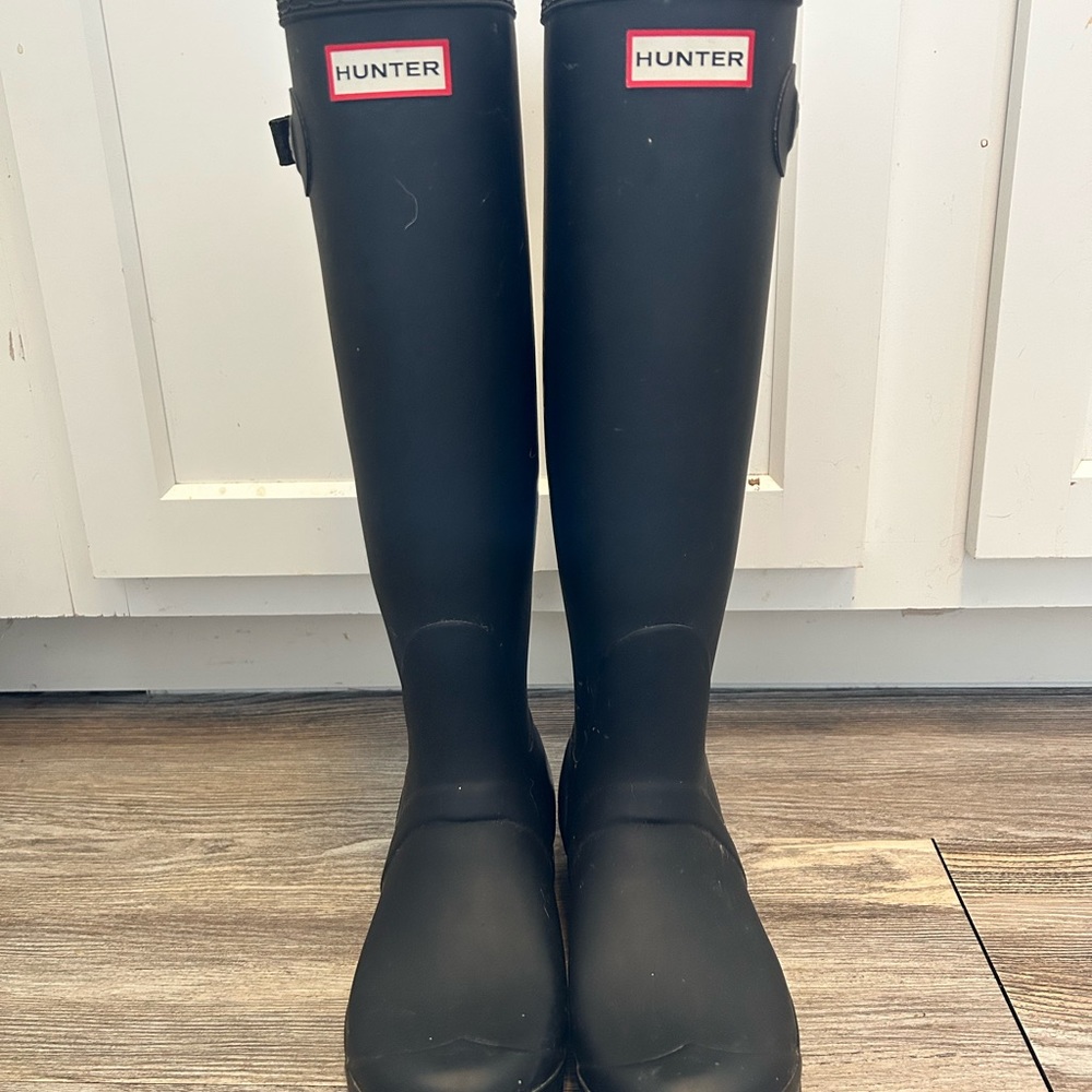 Tall Matte Hunter boots
